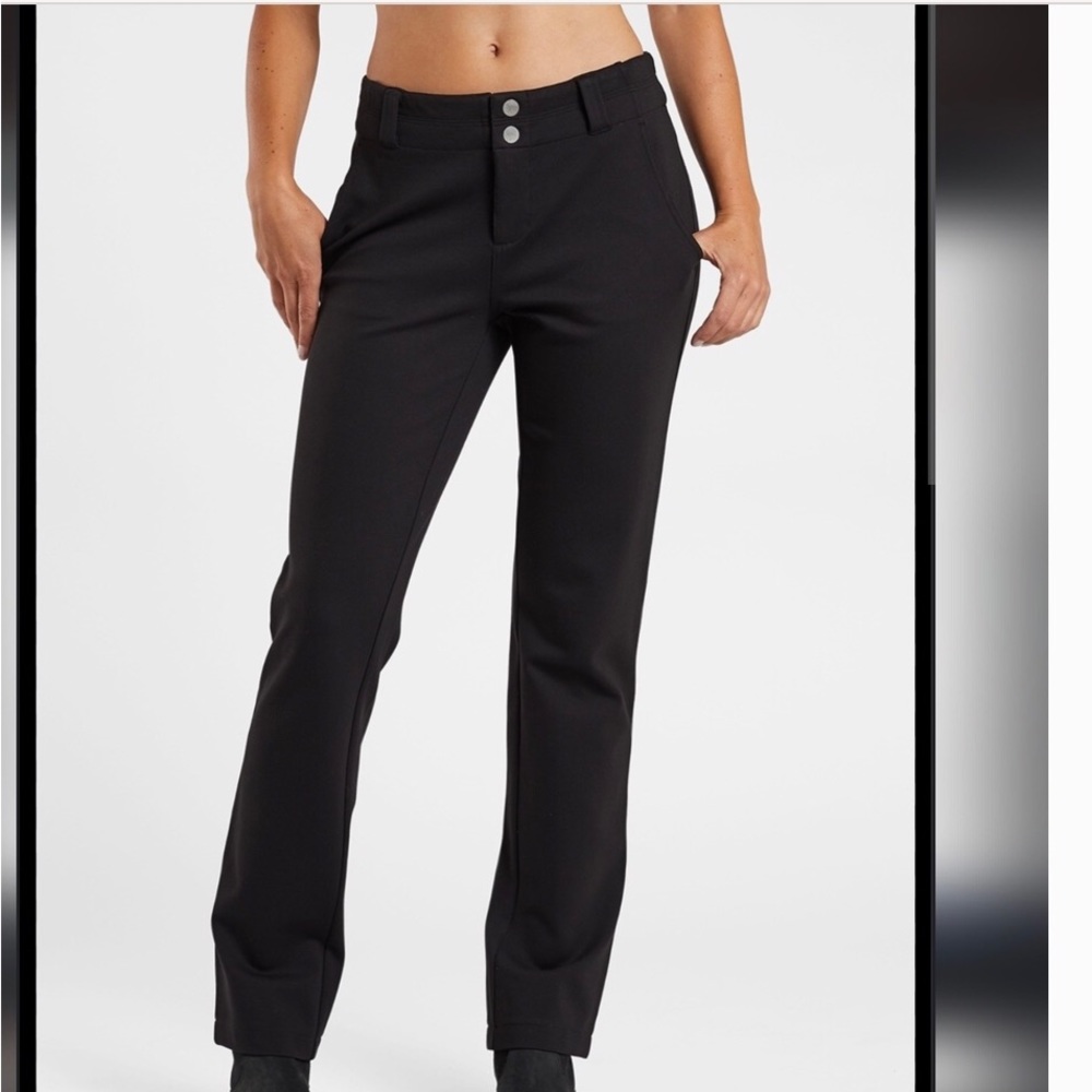 Title Nine Passport Ponte Pants Size 6 Black